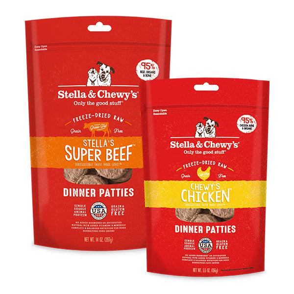 Stella & Chewy's Dinner Patties Freeze-Dried Dog Food - Rocky & Maggie's Pet Boutique and Salon